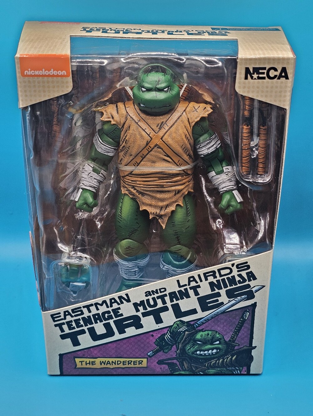 NECA Teenage Mutant Ninja Turtles The Wanderer Action Figure - Green & Tan